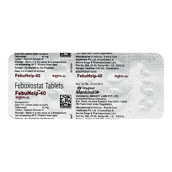 Febuhelp 40mg Tablet